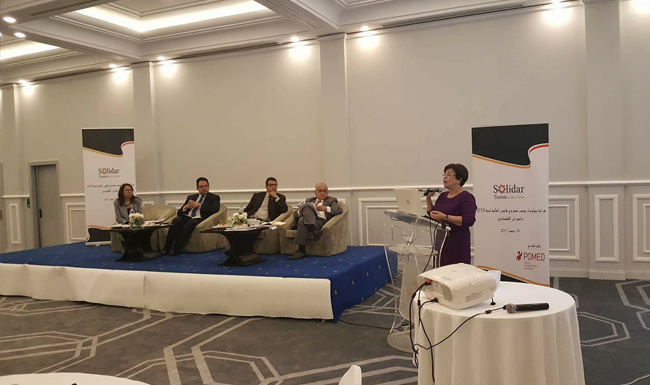 Conférence de Solidar Tunisie sur la La loi de finances 2018 et le budget économique 2018
